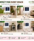 ecofynd Ecofynd GlideBase Heavy-Duty White Cooler Trolley with 360° Rotating Wheels