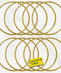 ecofynd Circle 4 Inch Metal Crafts Hoops