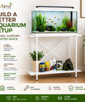 ecofynd Aqua Lift 2-Tier Metal Plant Stand – Strong & Multi-Purpose Design