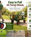 ecofynd Heavy Duty Metal Cart Trolley for Material Handling