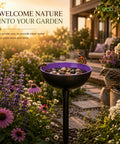ecofynd Ecofynd Bee Watering Station with Decorative Garden Stake (Purple)