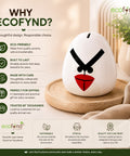 ecofynd Ceramic Piggy Bank Coin Holder for Kids