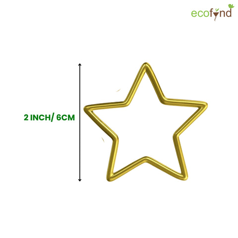ecofynd Star 2 Inch Metal Crafts Hoops