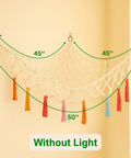 Ecofynd Boho Bliss: Macrame Toy Hammock for Playful Spaces