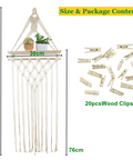 Ecofynd Venice Moments – Macrame Photo Display Wall Art
