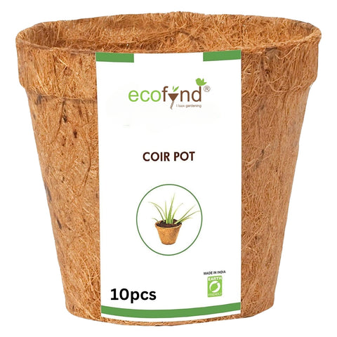 biodegradable plant pots near me Ecofynd Biodegradable 4 Inch Coco Coir Pots for Seedlings & Herbs (Set