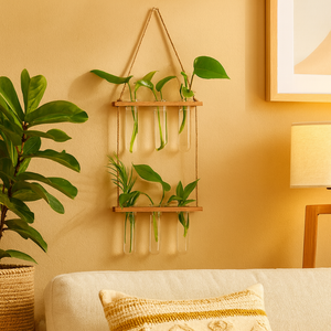 ecofynd Ecofynd 2-Tier Hanging Test Tube Planter – Hydroponic