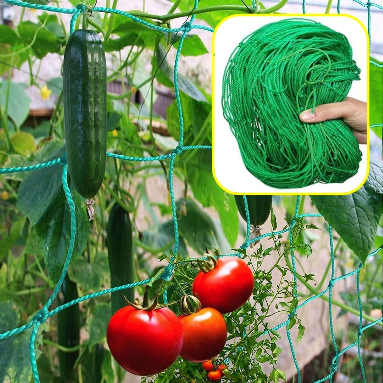 Planting Net Tangle-Free Durable Garden Trellis Net (6x3 ft) – Boost Plant Growth ...