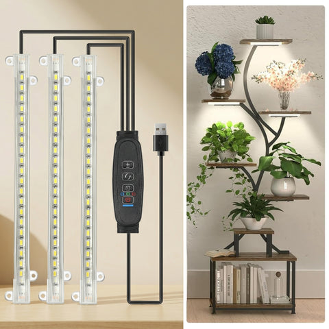 ecofynd Aira3 Grow Light – 3 Head LED Plant Light for Indoor Plants
