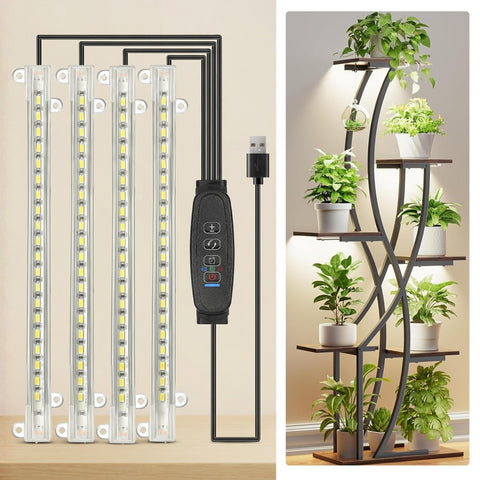 ecofynd Aira4 Grow Light – 4 Head LED Plant Light for Indoor Plants