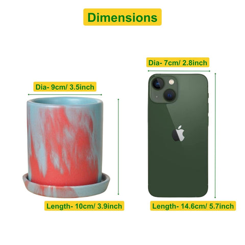 ecofynd Elegant Glow – Premium Ceramic Plant Pot with Timeless Charm