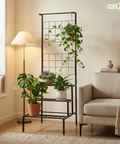 ecofynd 3-Tier Metal Plant Stand – Elegant Iron Shelf for Home & Balcony Décor
