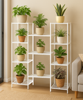 ecofynd Plantica 11-Tier Metal Plant Stand – Vertical Display Rack for Home & Garden