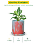 ecofynd Elegant Glow – Premium Ceramic Plant Pot with Timeless Charm