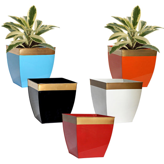 Midland 8” Multicolor Tapered Planter