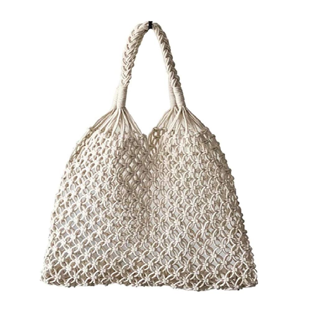 Men's and Women's Macrame Cotton Shoulder Bag Macrame bag freeshipping - Ecofynd