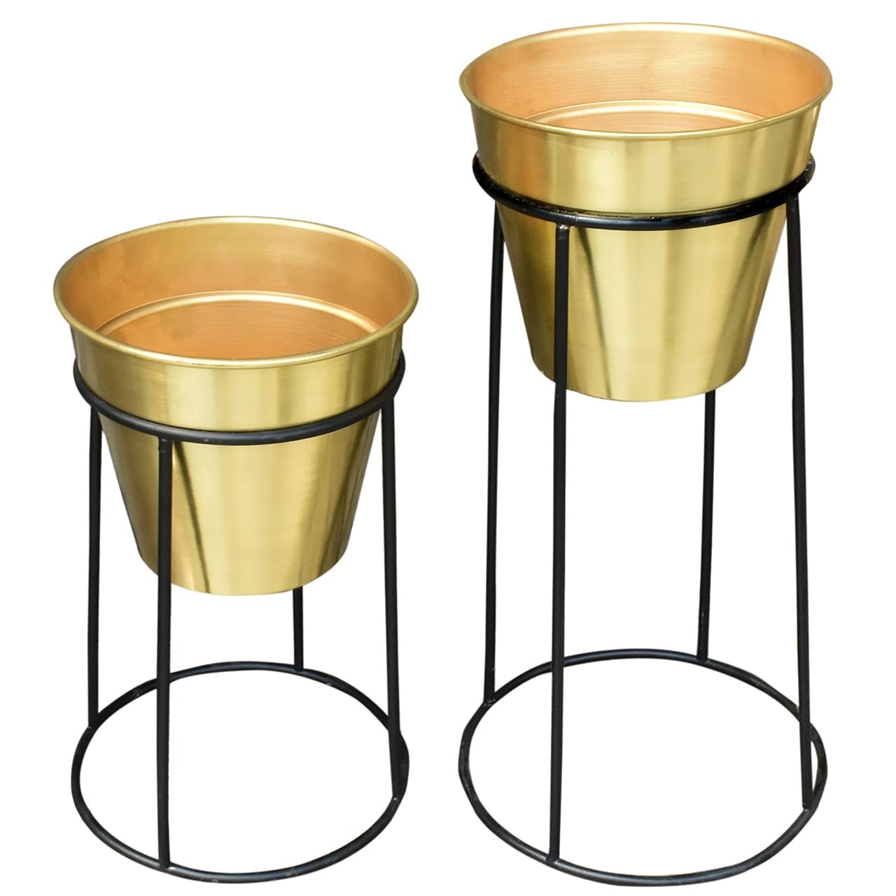 Emily Metal Plant Pot with Stand planter freeshipping - Ecofynd