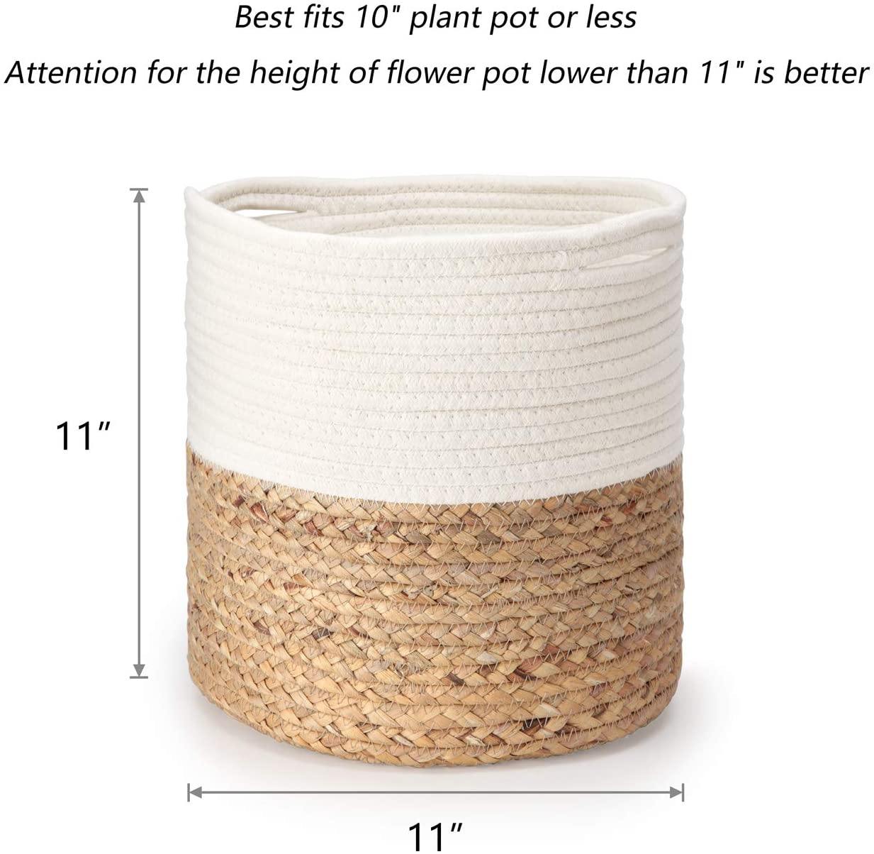 Cotton Rope Plant Basket Indoor Planter freeshipping - Ecofynd