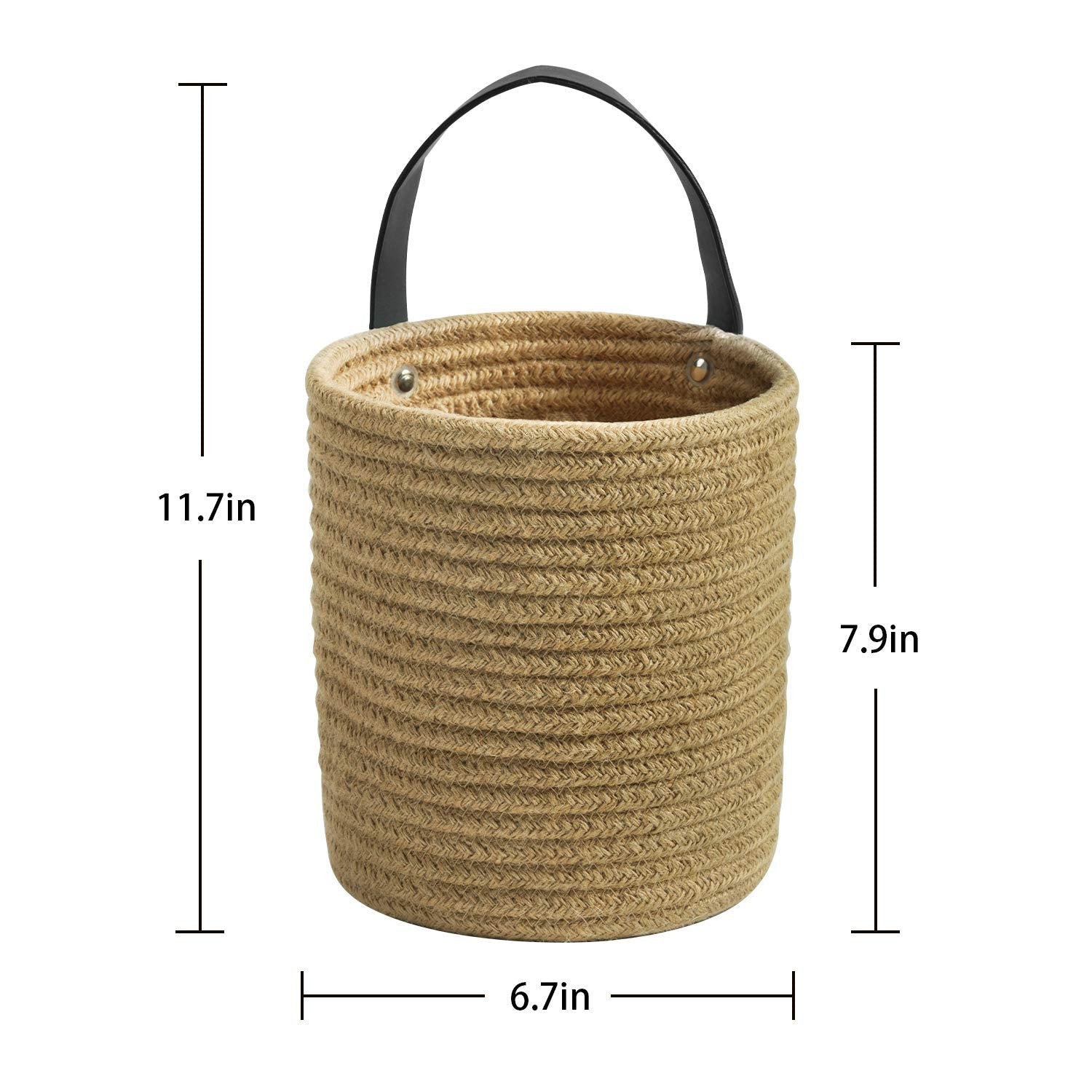 Ecofynd cotton Rope Plant Basket Rope Basket freeshipping - Ecofynd