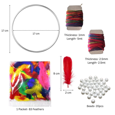 Ecofynd Ecofynd Dream Catcher Kit – DIY Craft Set for Kids & Adults
