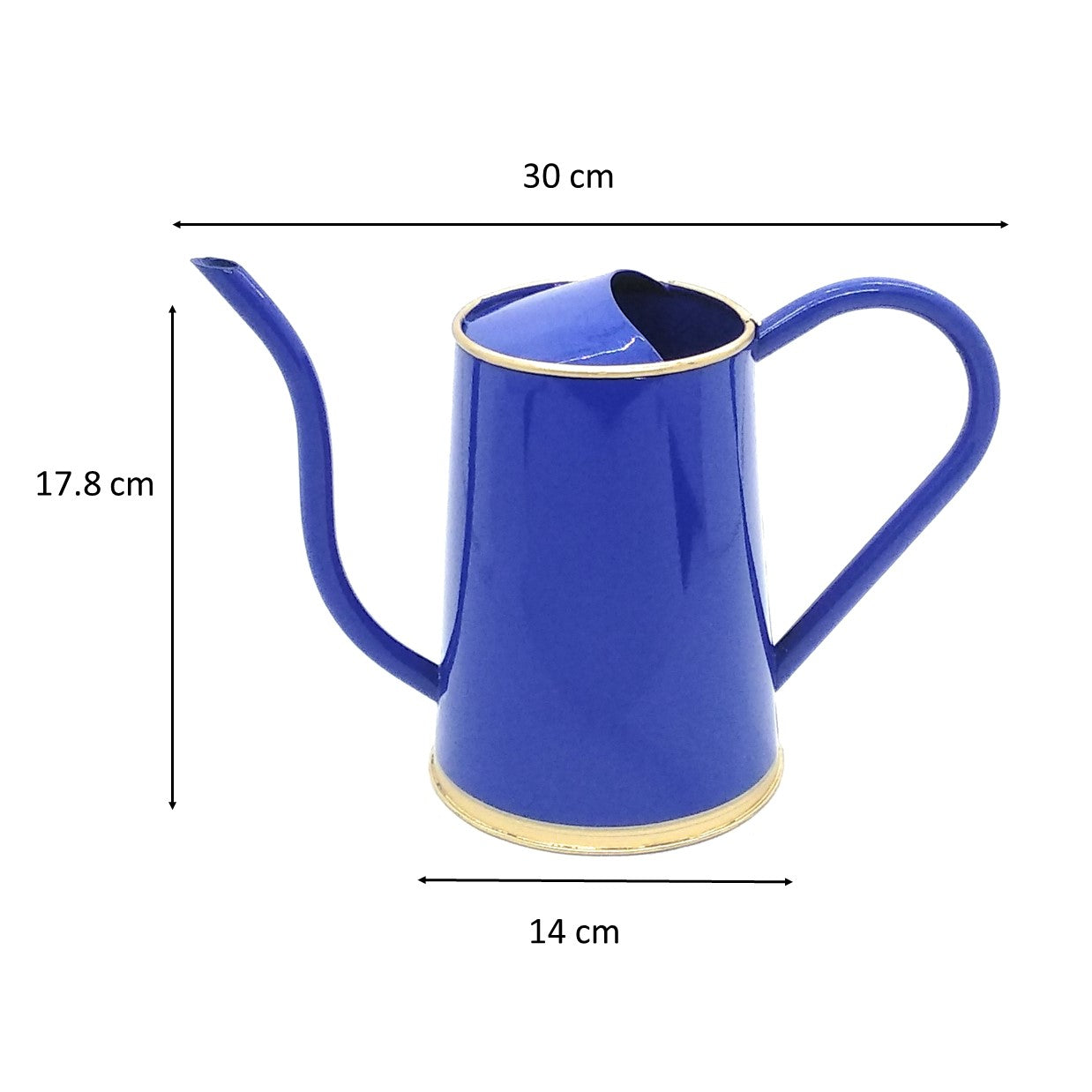 ecofynd 2 Liter Blue Watering Can with Long Spout Watering Can freeshipping - Ecofynd