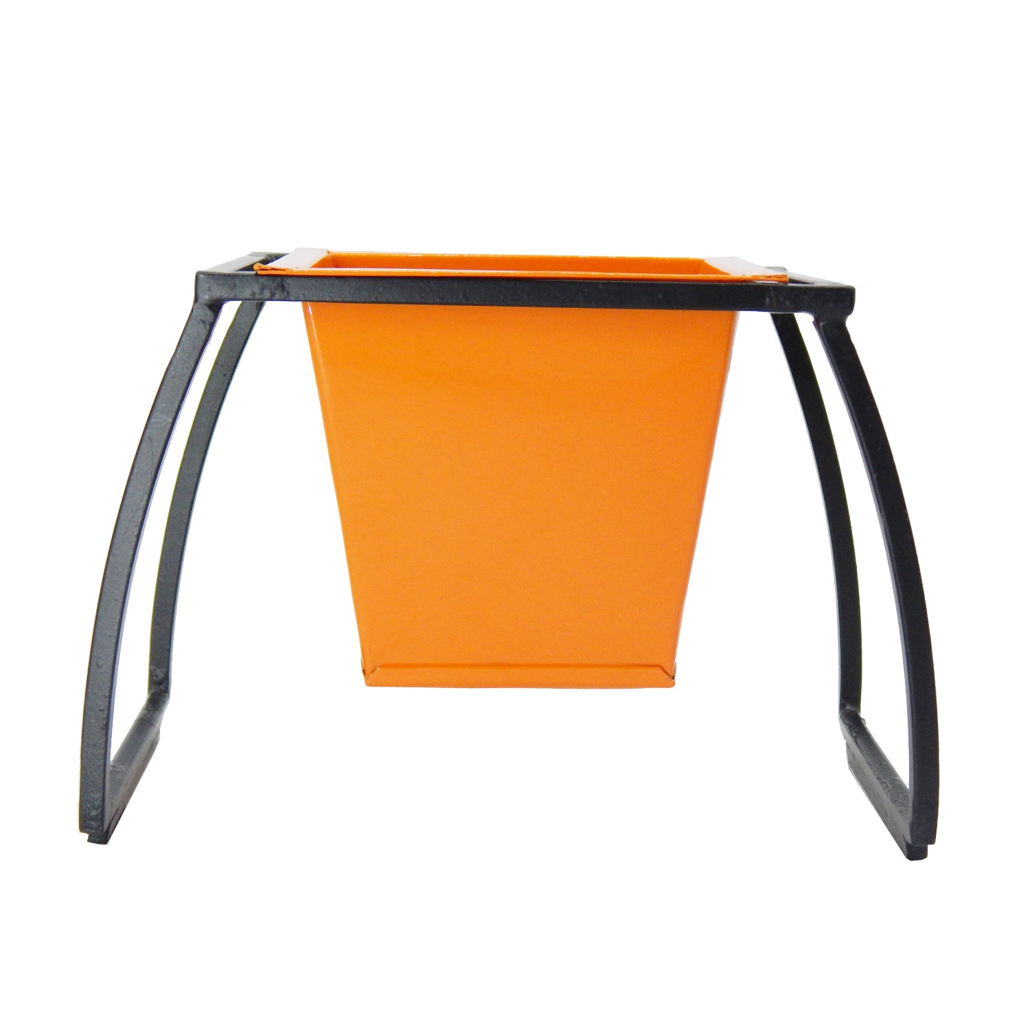 ecofynd Stackable Table Top Planter Pot with Metal Stand, Orange Desktop Planter freeshipping - Ecofynd