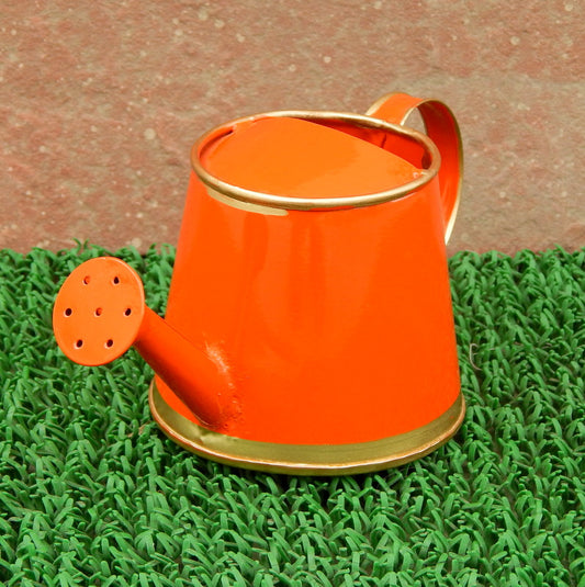 ecofynd 250 ml Orange Watering Can with Gold Border for Kids Watering Can freeshipping - Ecofynd