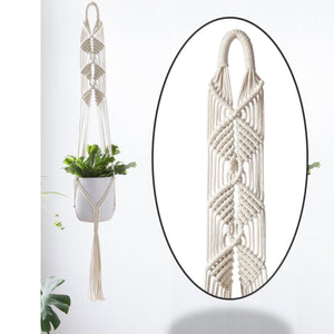 ecofynd Ecofynd Ivory Boho Macrame Plant Hanger