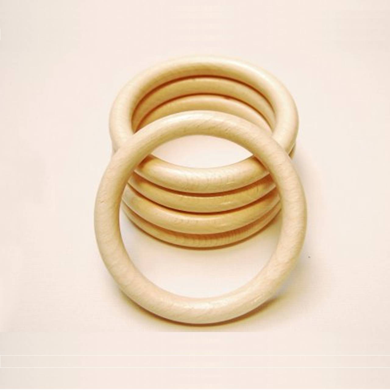 Natural Wooden Rings without paint Craft Supplies freeshipping - Ecofynd