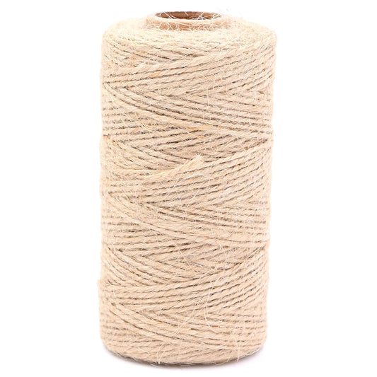 ecofynd Single String Ivory Color Jute Cord Craft supplies freeshipping - Ecofynd