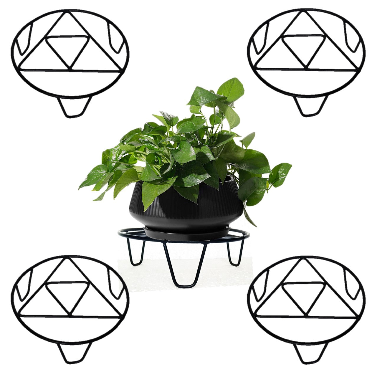 Round Metal Plant Stand