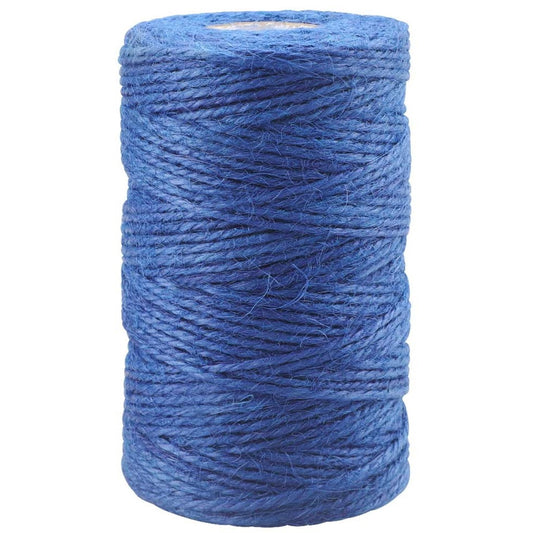 ecofynd Single String Navy Blue Color Jute Cord Craft supplies freeshipping - Ecofynd