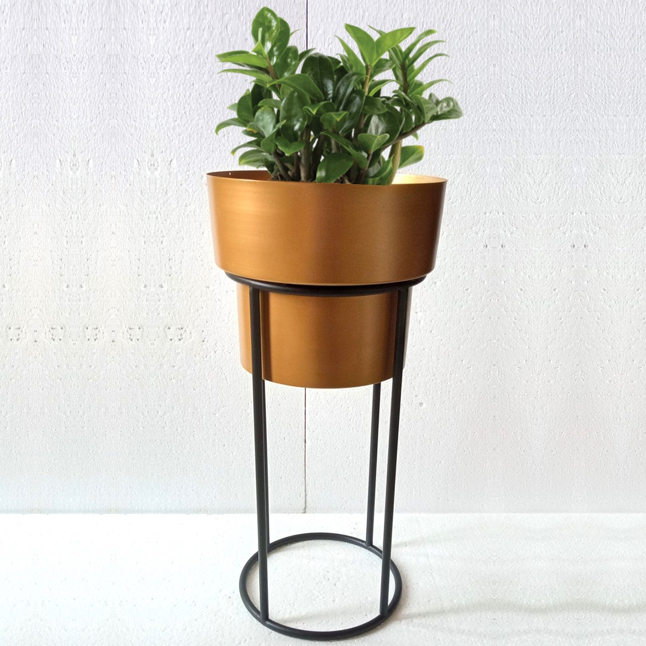 Dutone Metal Planter Pot with Stand planter freeshipping - Ecofynd