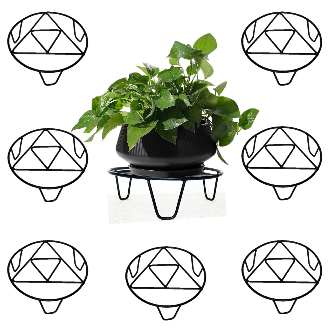 Round Metal Plant Stand