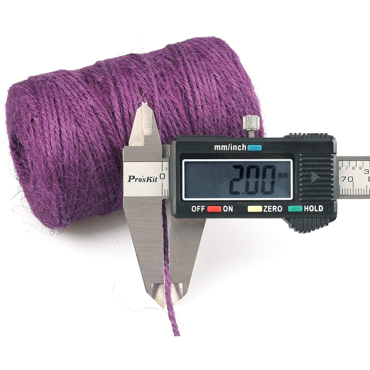 ecofynd Single String Purple Color Jute Cord Craft supplies freeshipping - Ecofynd
