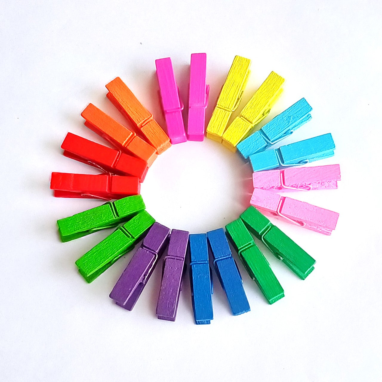 Mini Colorfull Wooden Pins Wooden Pins freeshipping - Ecofynd