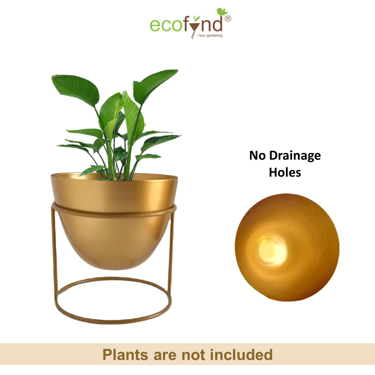Alle Metal Plant Pot with Stand planter freeshipping - Ecofynd
