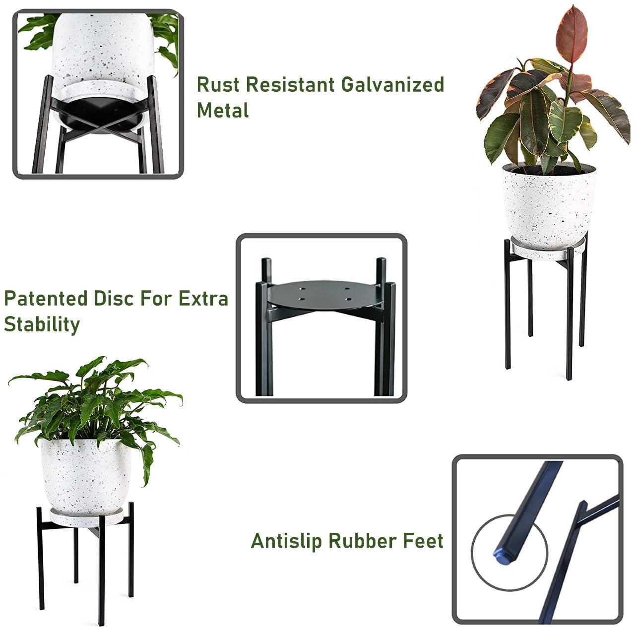 ecofynd Plant Stand for Indoor and Outdoor Pot, Metal Potted Plant Holder for House Garden and Patio outdoorliving freeshipping - Ecofynd