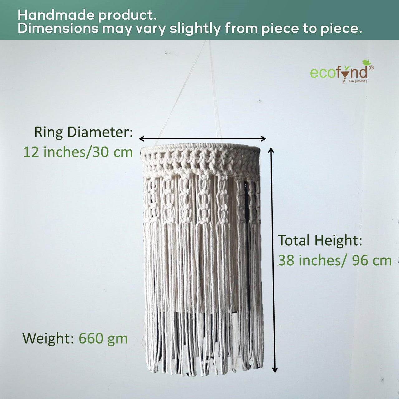 ecofynd Home Decor Wall Hanging Macrame Lamp Shade lampshade freeshipping - Ecofynd