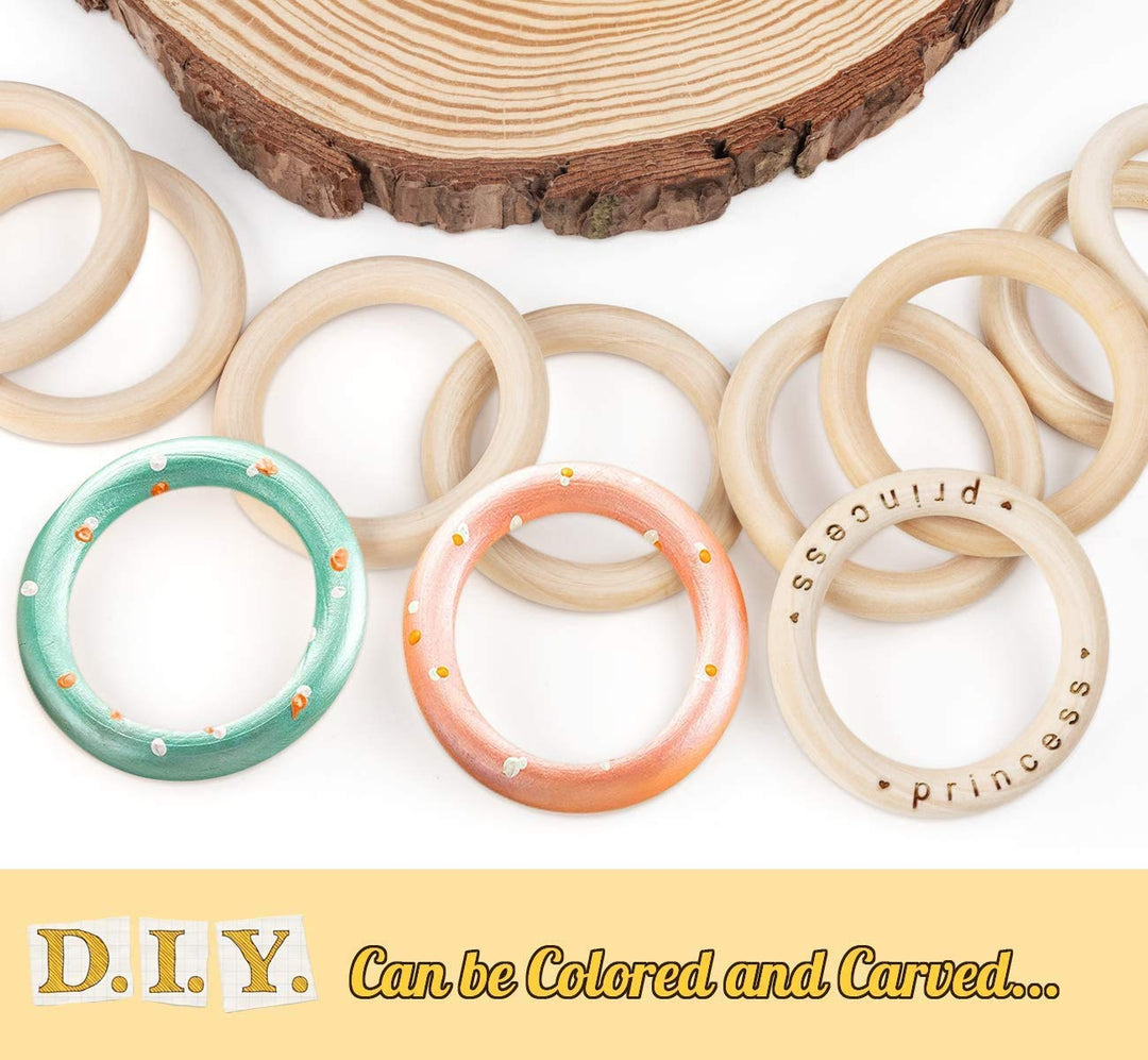 Craft Naturally: Smooth & Sturdy Wooden Rings by Ecofynd